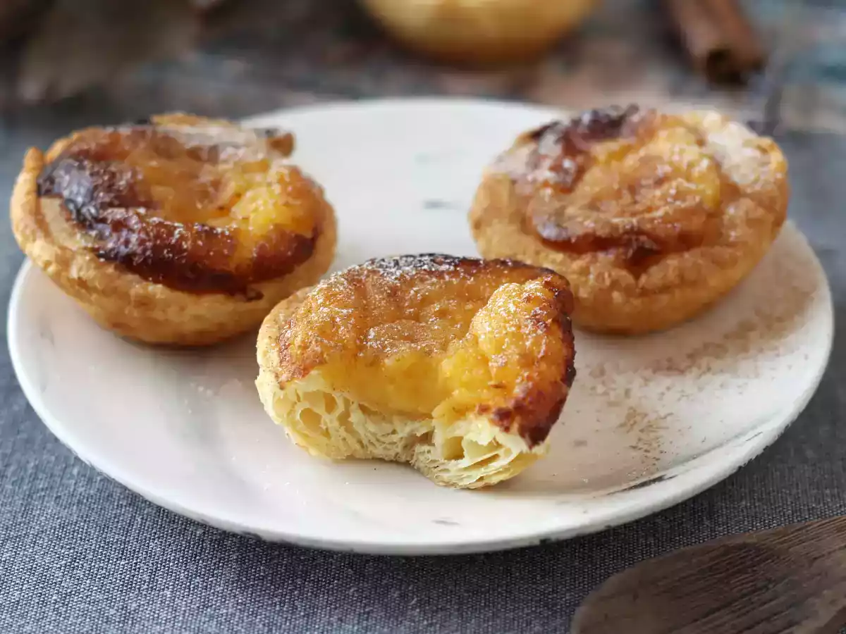 Pastéis de nata au Airfryer - Les petits flans portugais rapides à préparer!