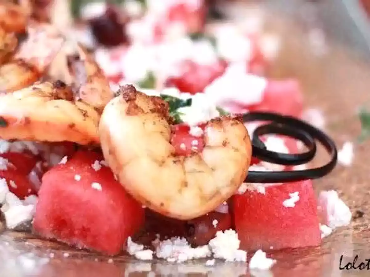 Pastèque, féta, gambas épicées : fraîcheur! Et prolongation de Tu prends l'apéro? - photo 3