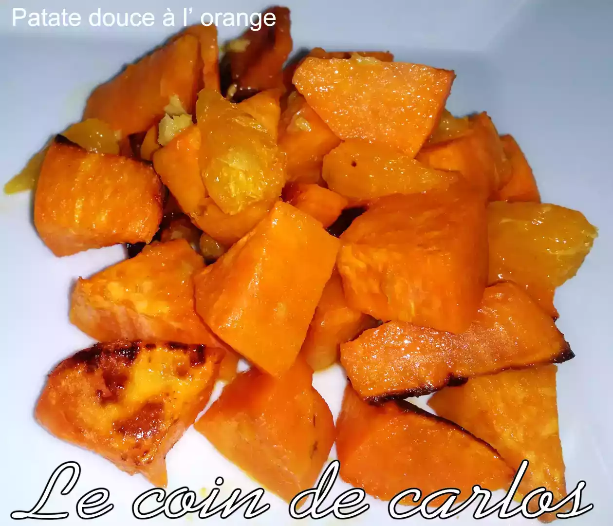 Patate douce à l’orange