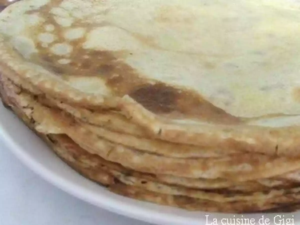 Pâte à crêpes au yaourt