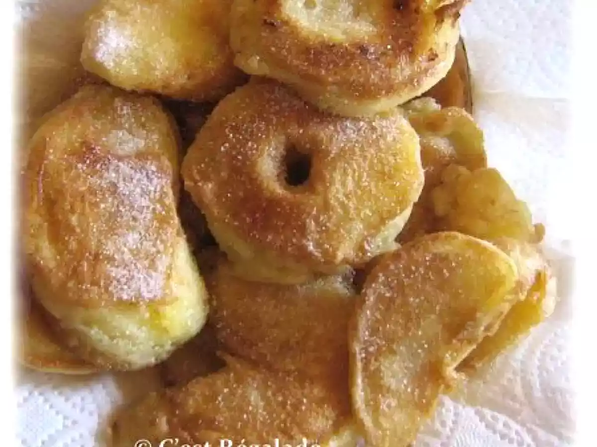 PATE A FRIRE et beignets aux pommes