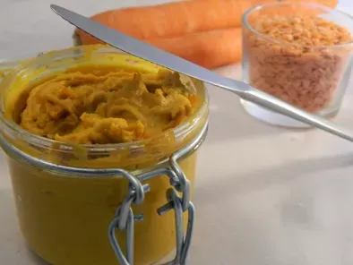 Pâte à tartiner carotte - cacahuètes