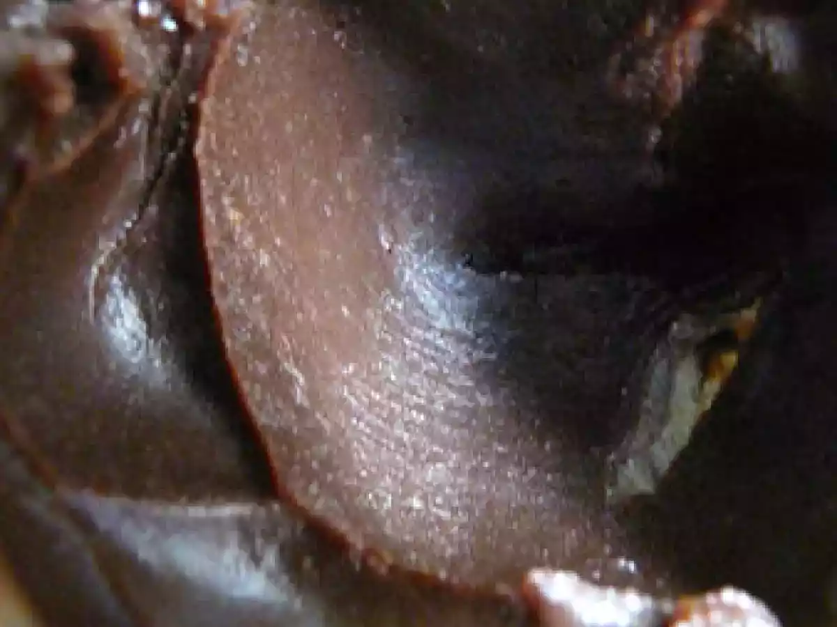 Pâte au chocolat et à la purée de noisette (divine)