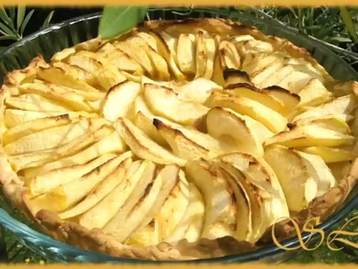 Pâte aux petits suisses et tarte aux pommes