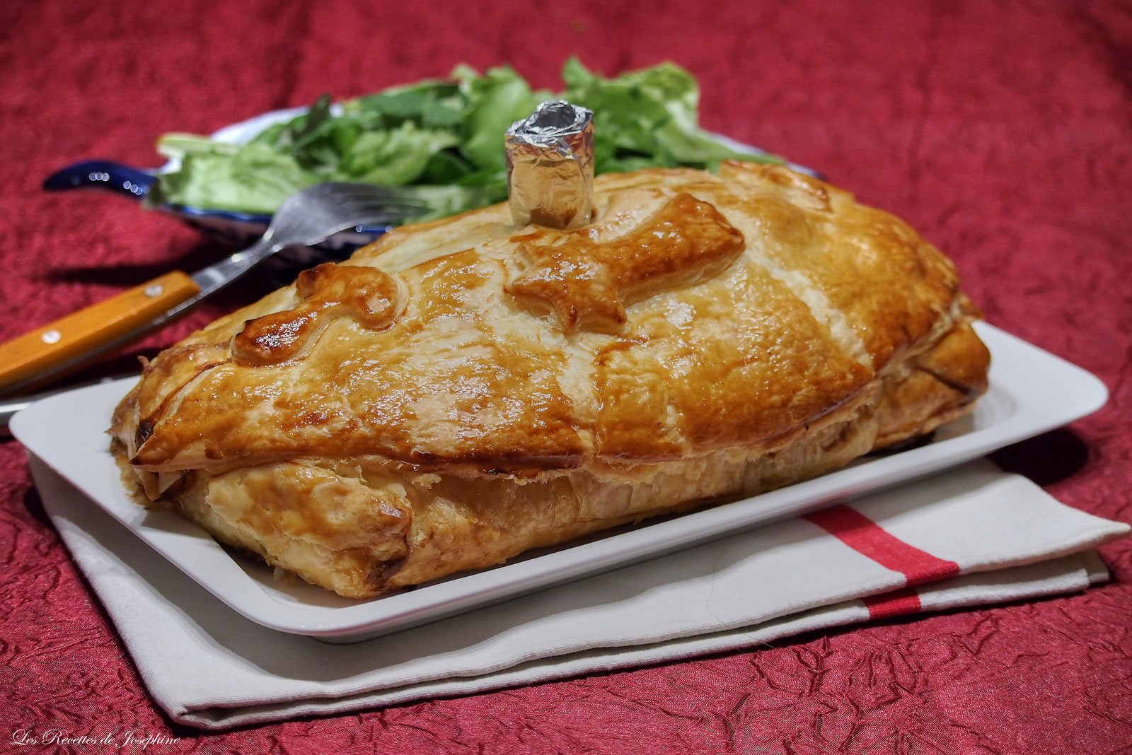 Pâté chaud de canard au foie gras et champignons Recette Ptitchef