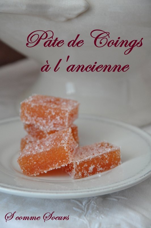 Pâte de coings à l'ancienne - Recette Ptitchef
