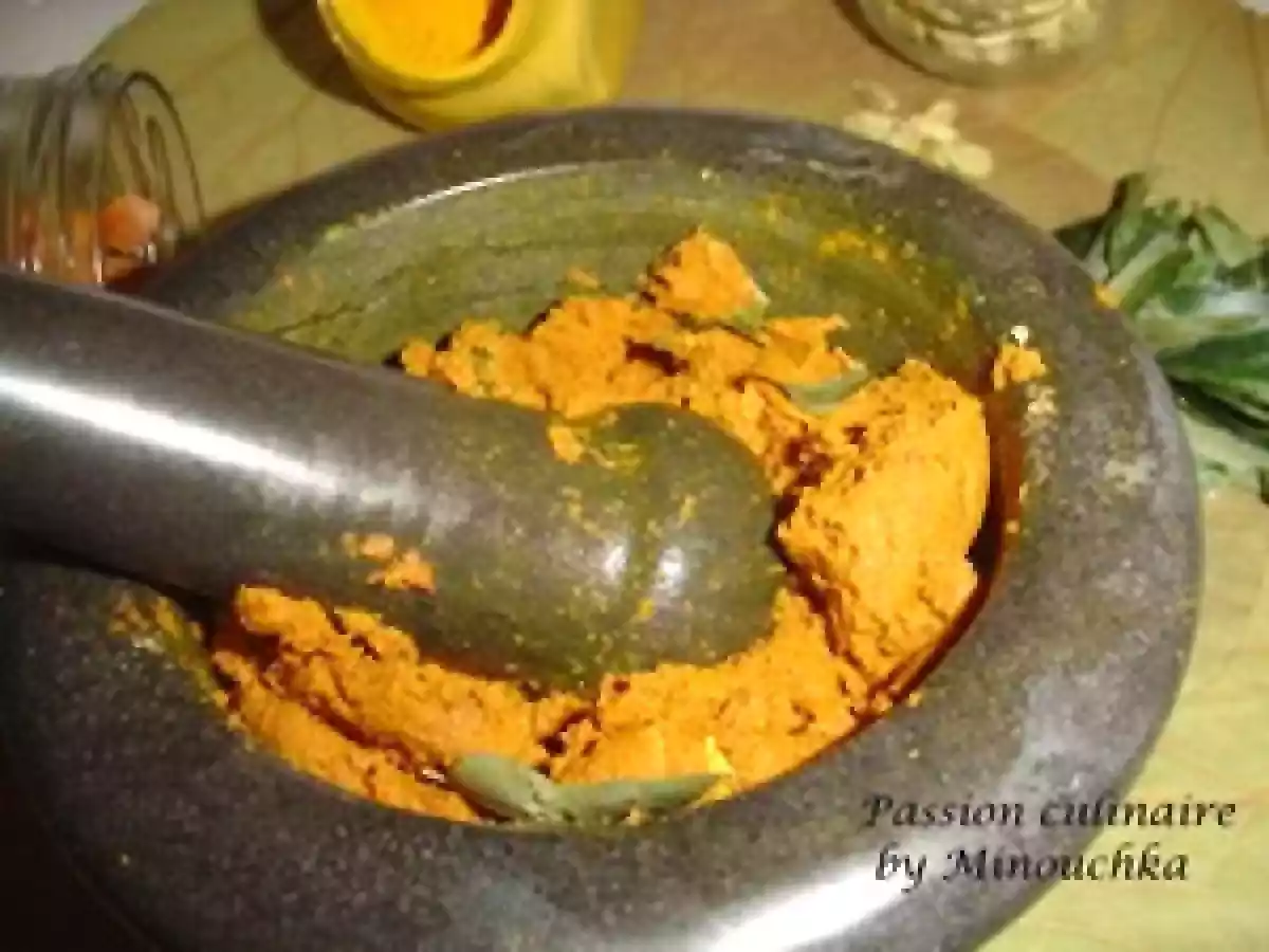 Pâte de curry très parfumé fait maison - photo 2