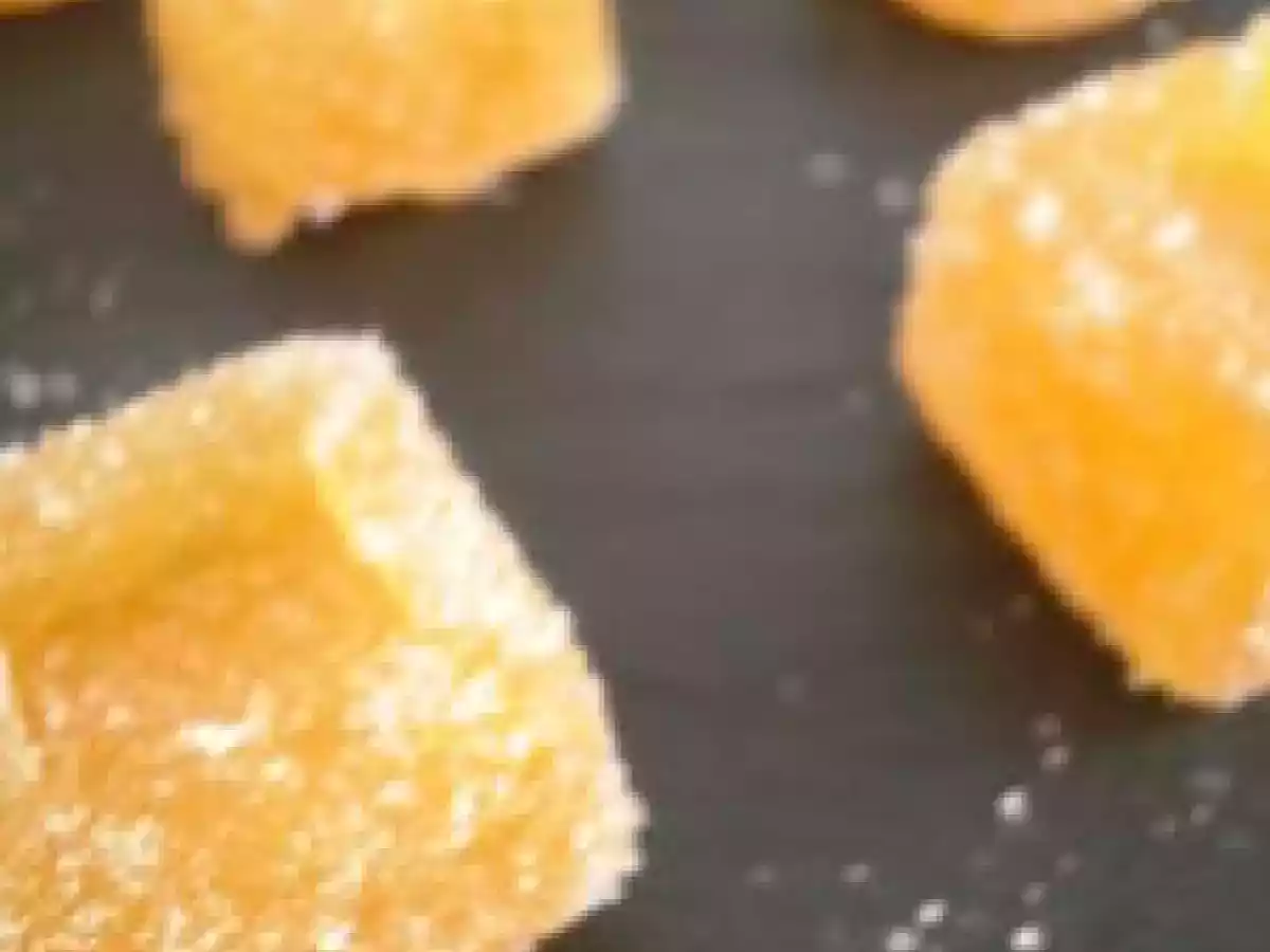 Pâte de fruits à la clémentine.