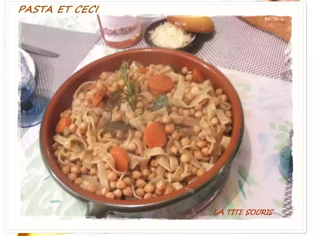 Pâte et pois chiche (à l'italienne) - photo 2