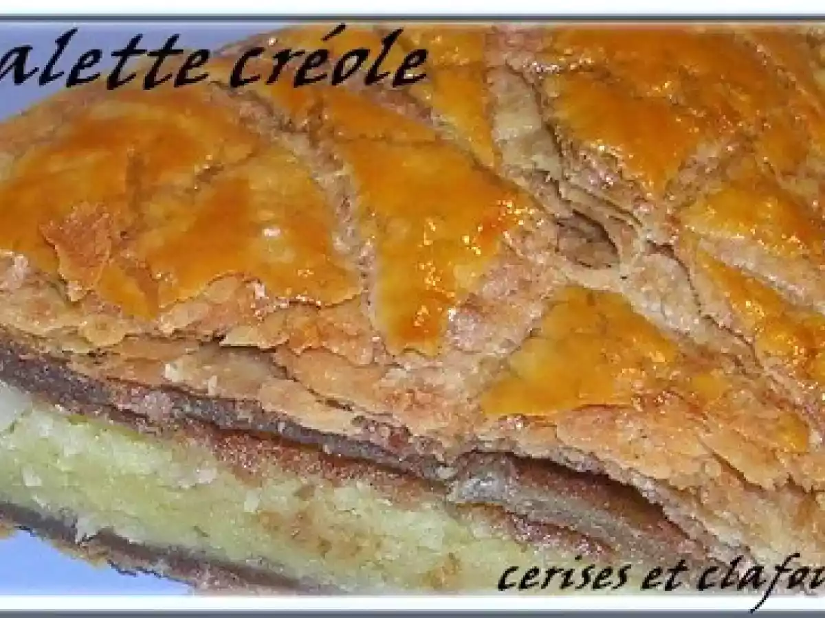 PATE FEUILLETEE AU CHOCOLAT : GALETTE CREOLE