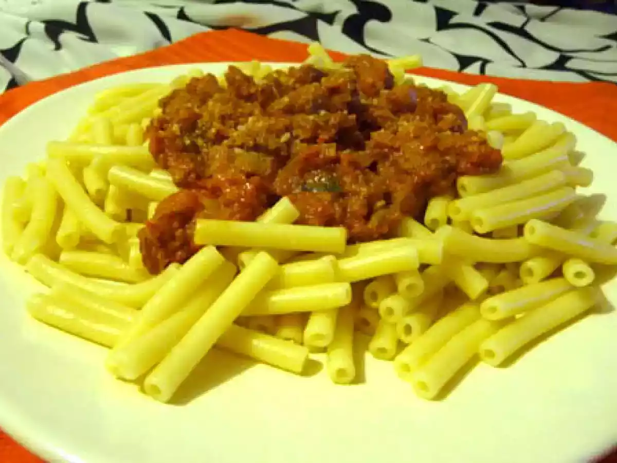 Pâtes à la bolognaise végétarienne