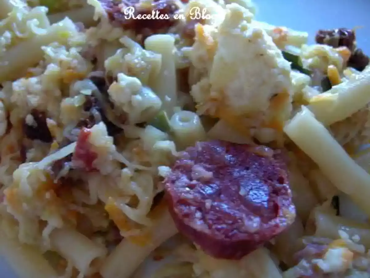 PATES A LA BROUSSE COURGETTE CAROTTE CHORIZO - photo 2