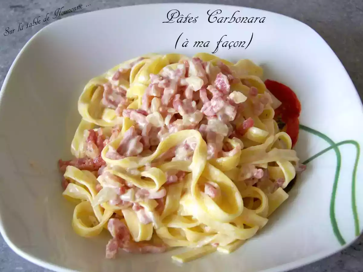 Pâtes à la carbonara - photo 3