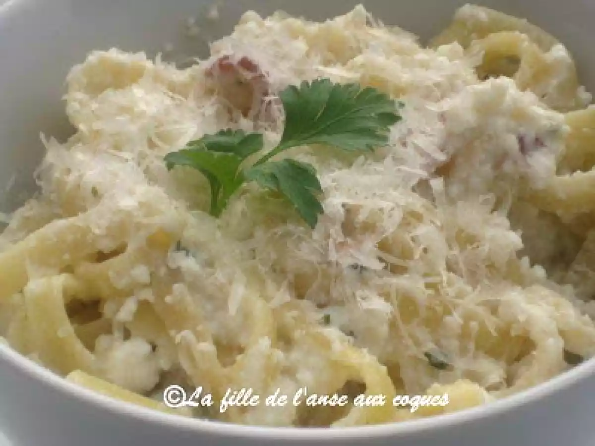 PÂTES À LA CARBONARA ALLÉGÉE - photo 3