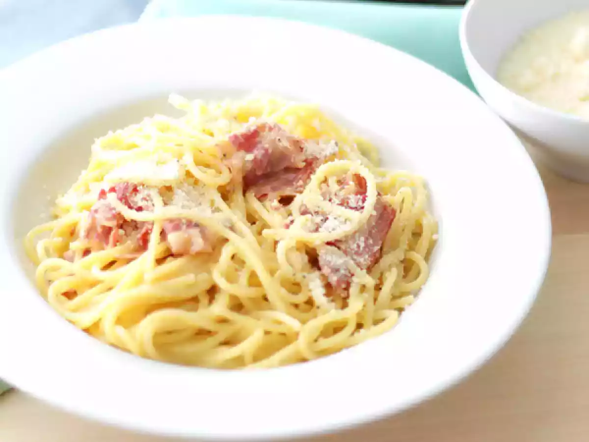 Pâtes à la carbonara, la vraie recette !