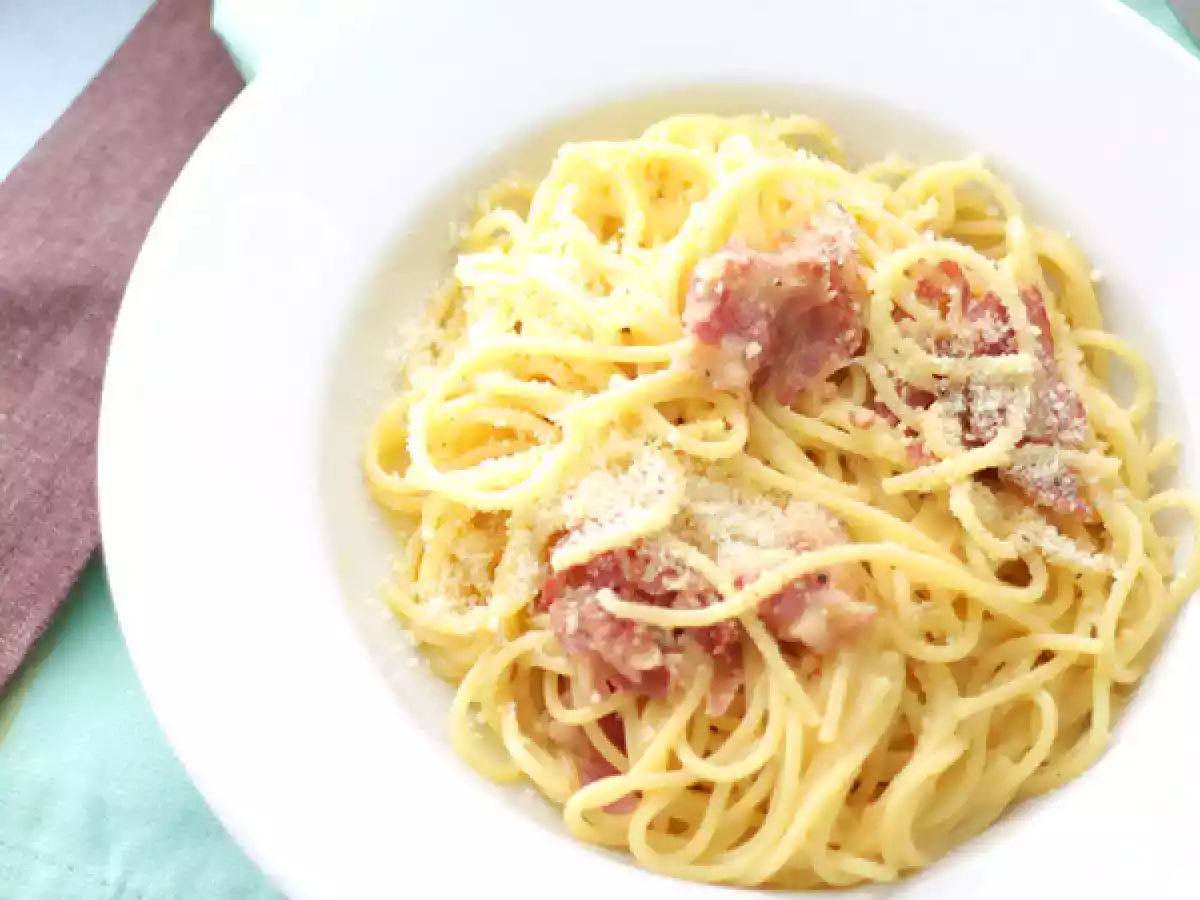 Pâtes à la carbonara, la vraie recette ! - photo 2