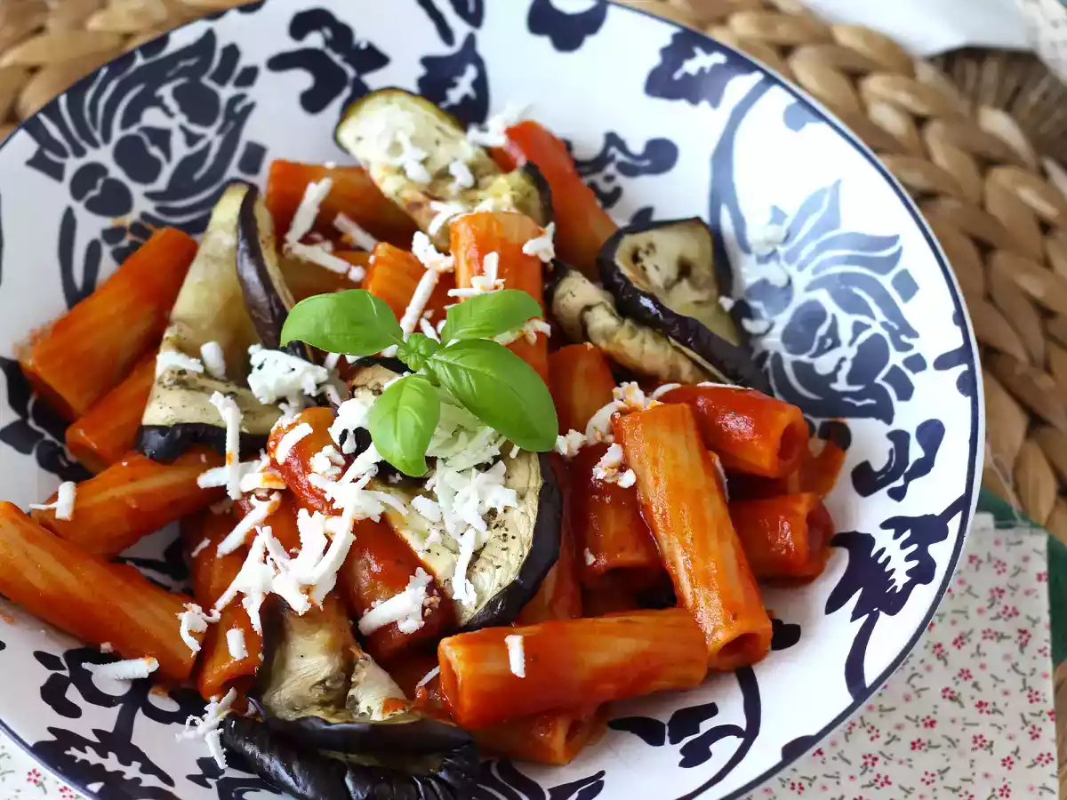 Pâtes à la Sicilienne aux aubergines, la version facile et légère - Pasta alla Norma - photo 7