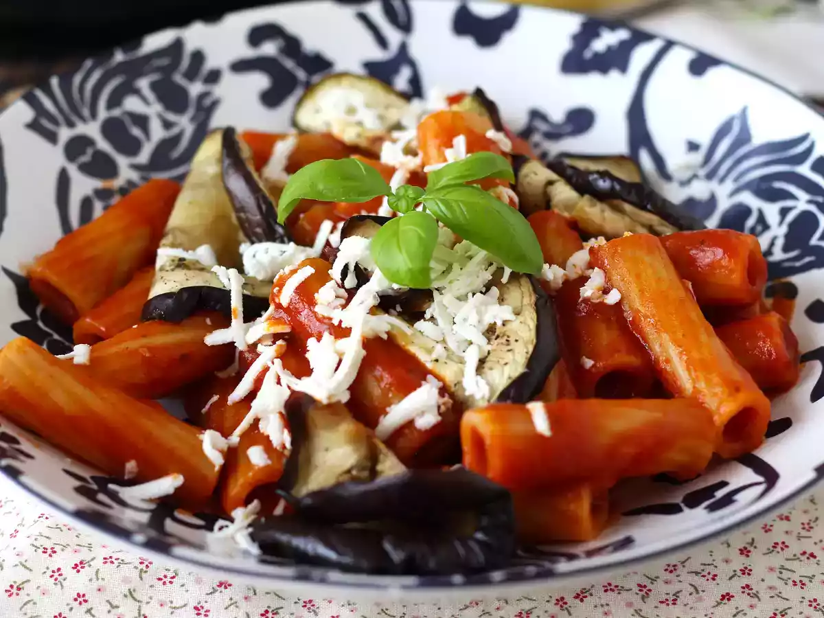Pâtes à la Sicilienne aux aubergines, la version facile et légère - Pasta alla Norma - photo 5