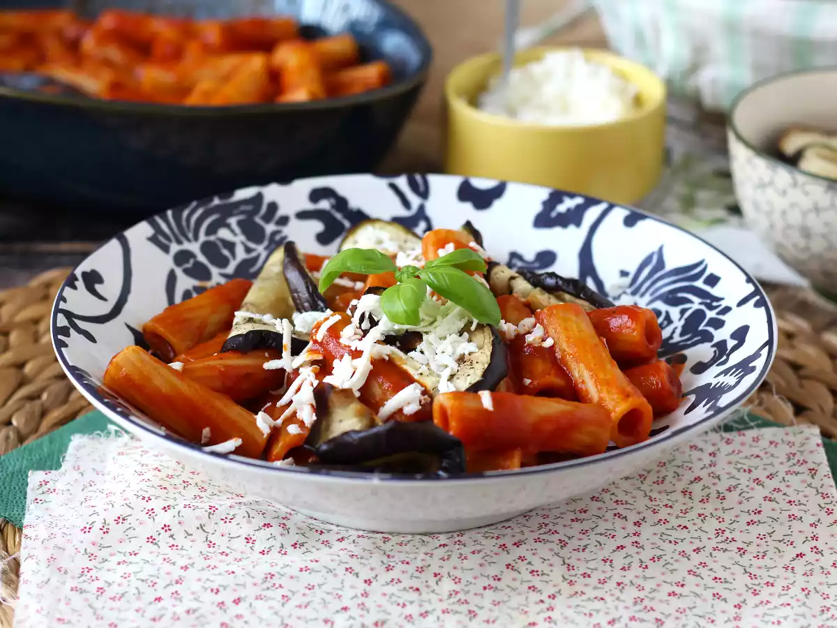 Pâtes à la Sicilienne aux aubergines, la version facile et légère - Pasta alla Norma - photo 6