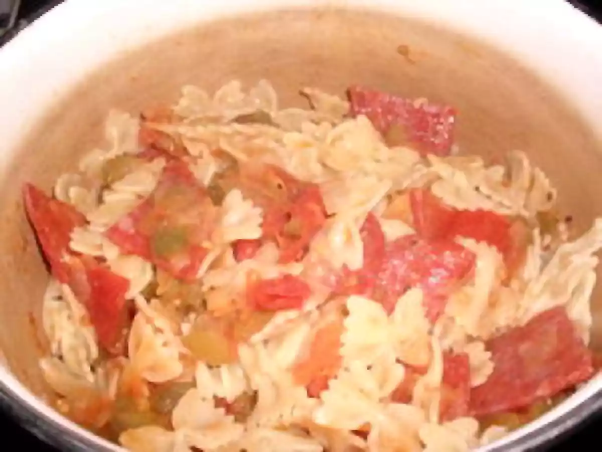 Pates au chorizo faciles - photo 2