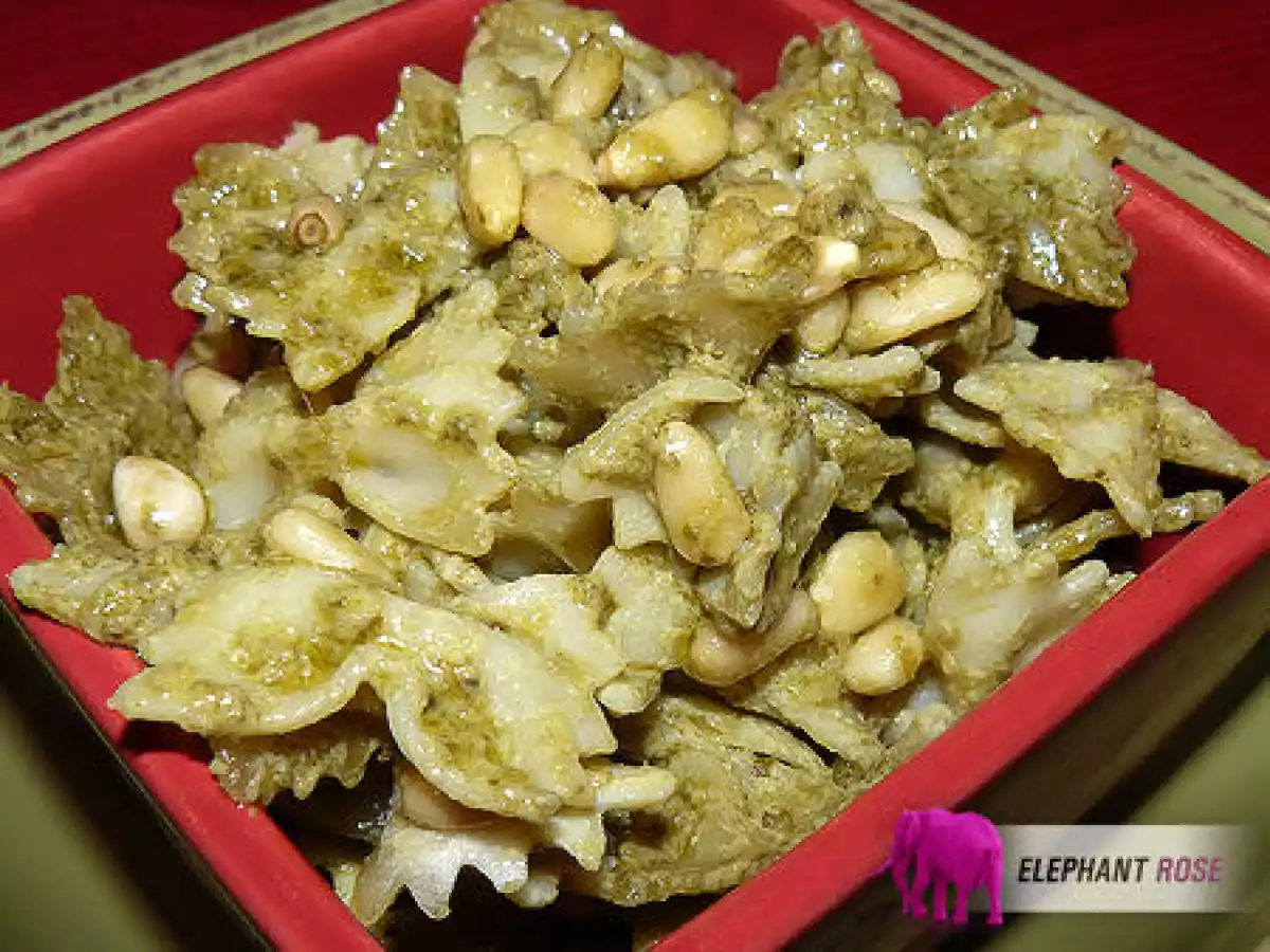 Pâtes au pesto (plus simple, tu meurs !)