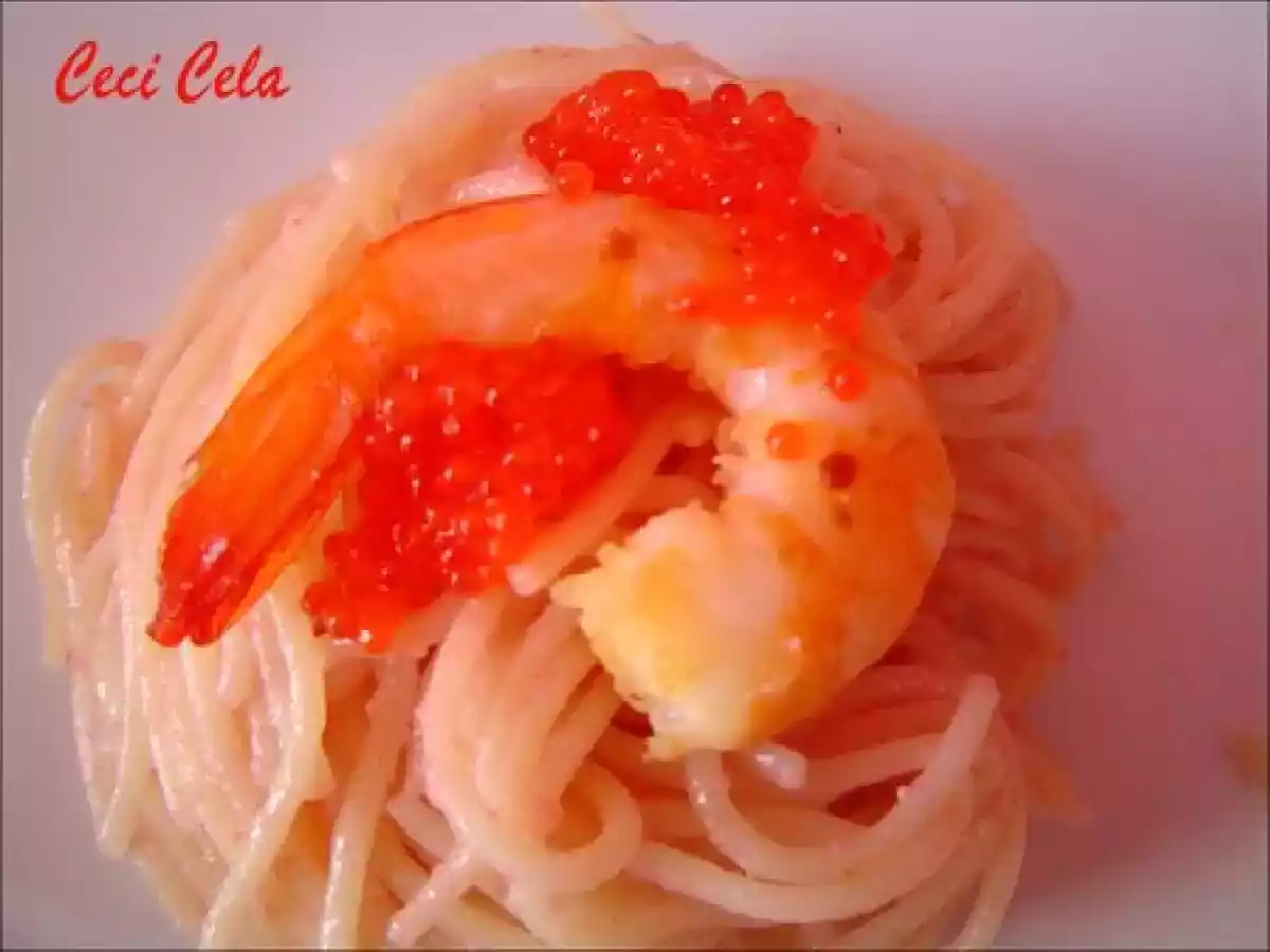 PATES AU TARAMA ET AUX CREVETTES - photo 3