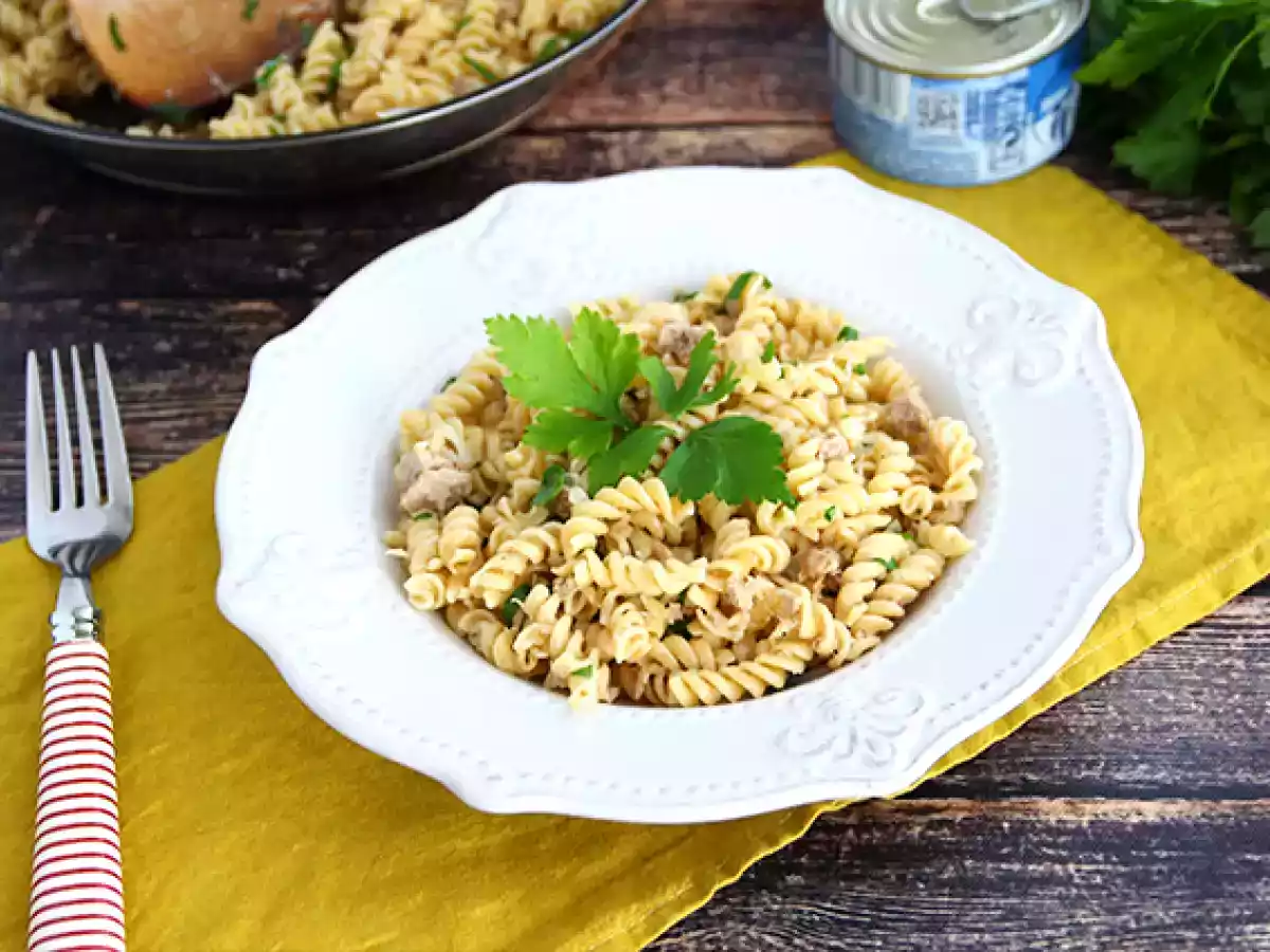 Pâtes au thon facile