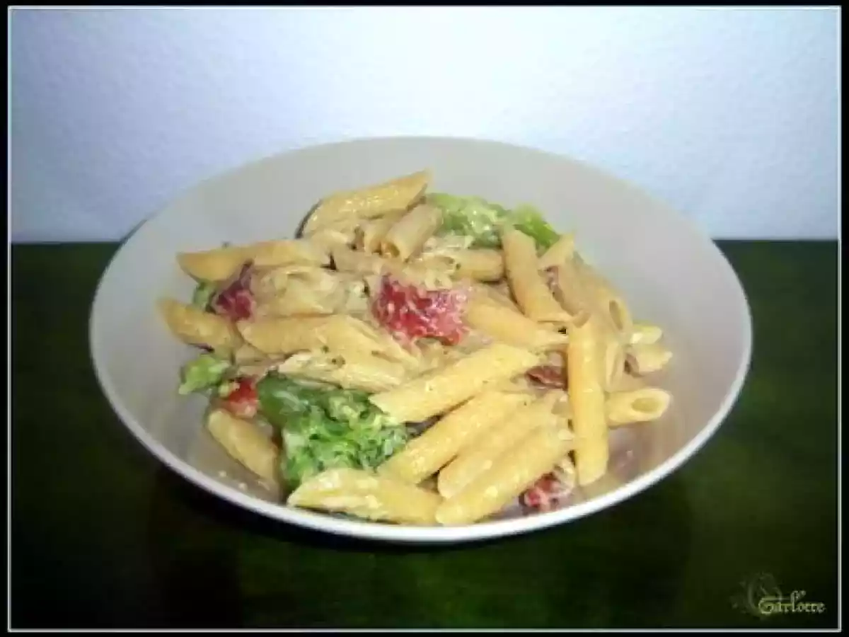 Pâtes aux brocolis et au bacon