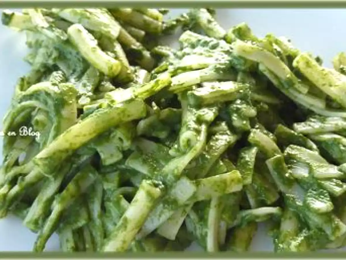 PÂTES AUX ÉPINARDS ET AU CHÈVRE