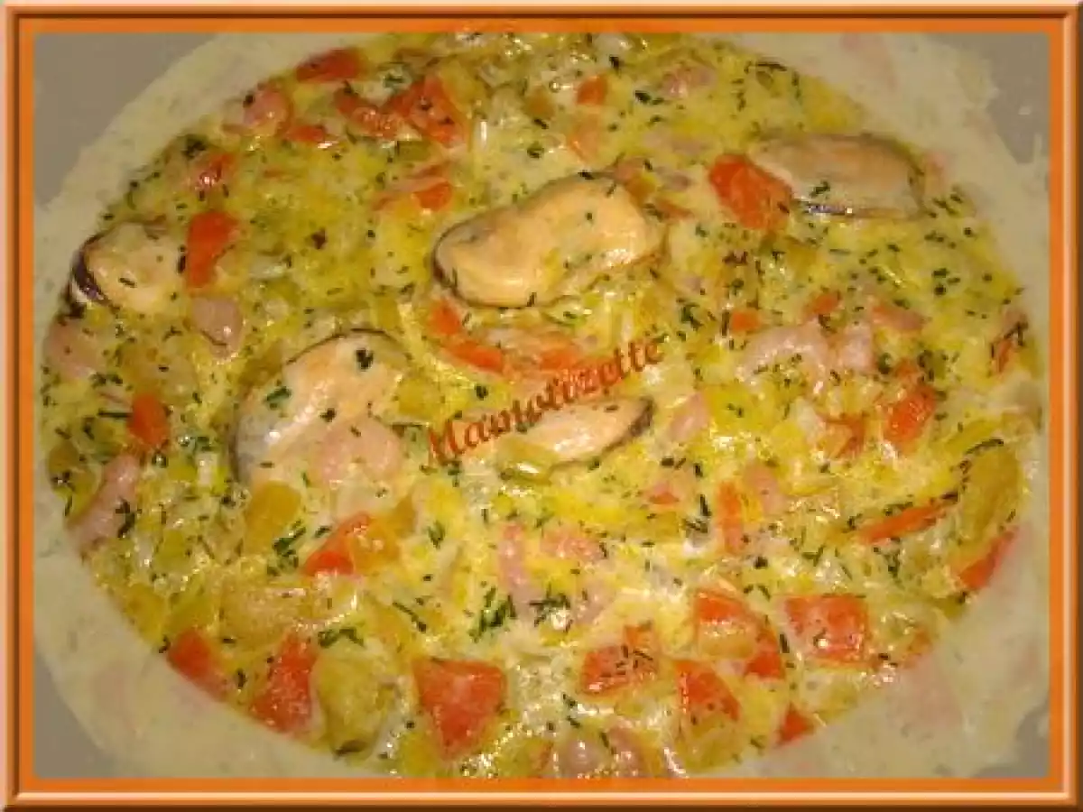 Pâtes aux moules, crevettes et légumes - photo 3