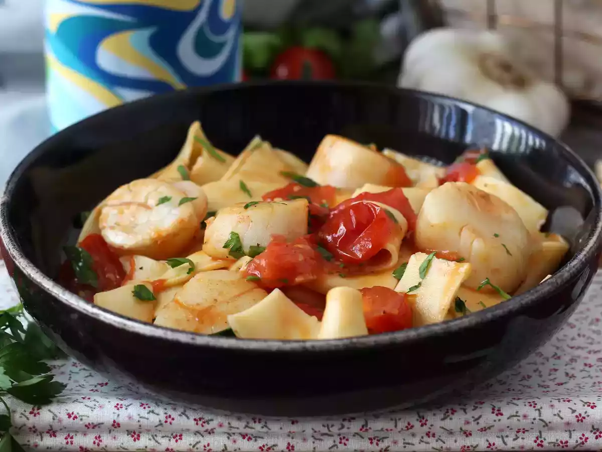 Pâtes aux noix de Saint-Jacques, un plat élégant et raffiné ! - photo 2