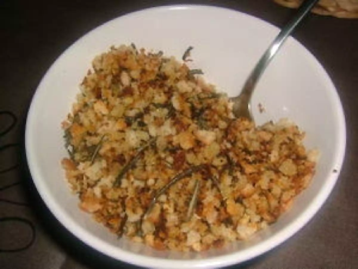 Pâtes aux poireaux et pangrattato - photo 2