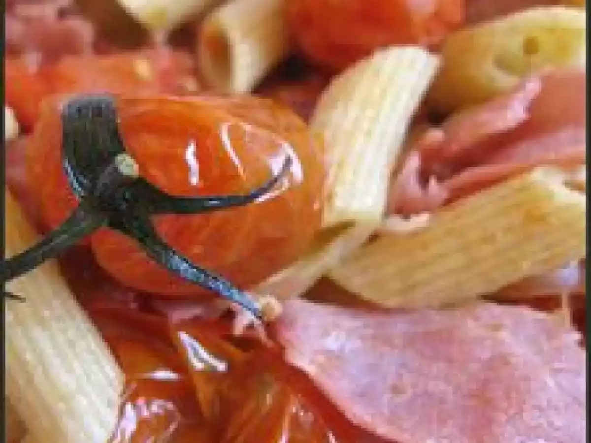 Pâtes aux tomates rôties et pancetta - photo 2