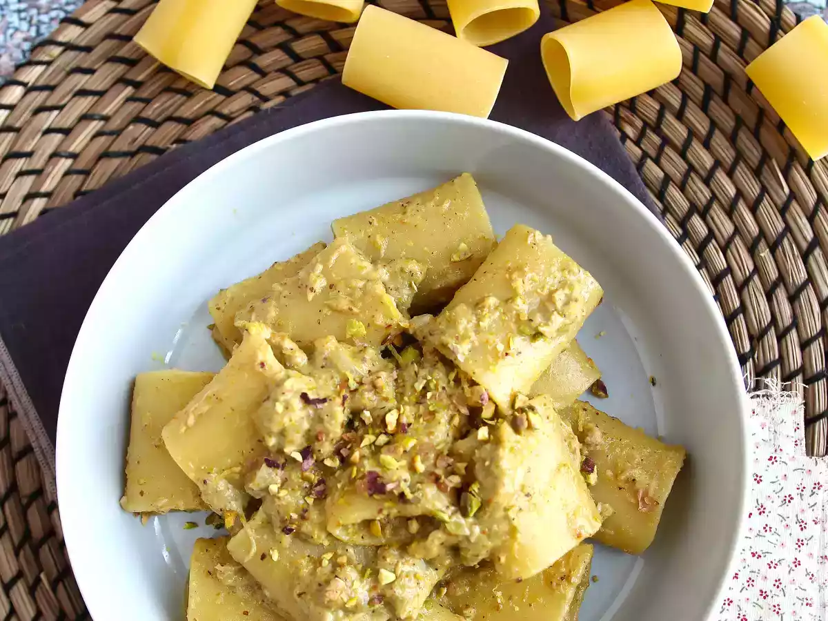 Pâtes avec une super sauce thon, pistaches et citron - photo 3