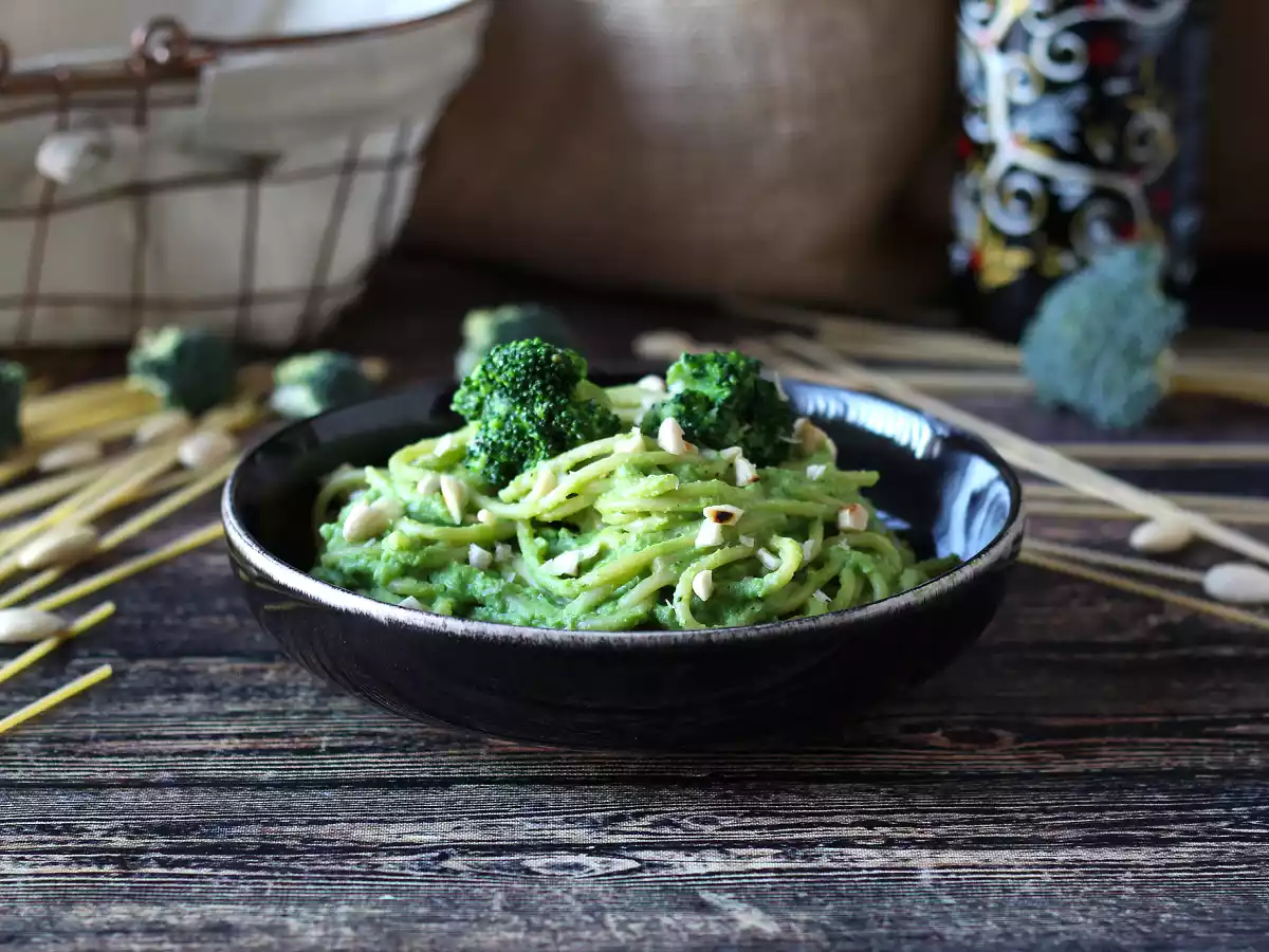 Pâtes crémeuses au brocoli et aux amandes - photo 4