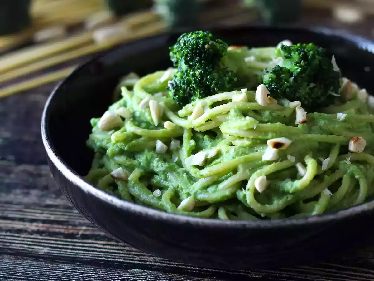 Pâtes crémeuses au brocoli et aux amandes - photo 5