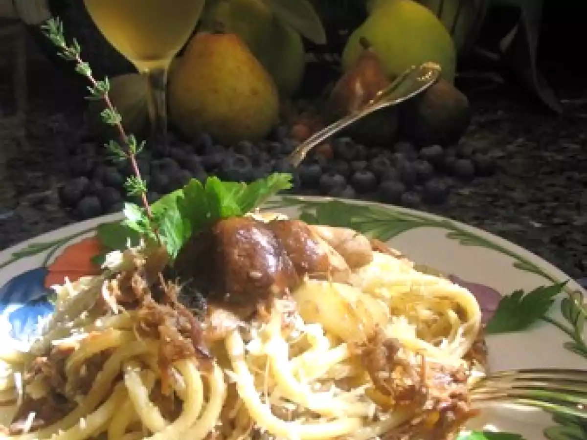 Pâtes d'automne aux cèpes et confit de canard - photo 2