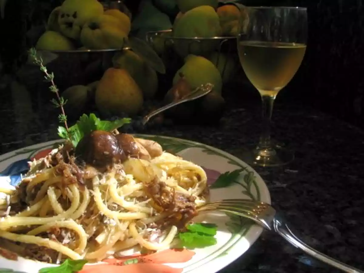 Pâtes d'automne aux cèpes et confit de canard - photo 4