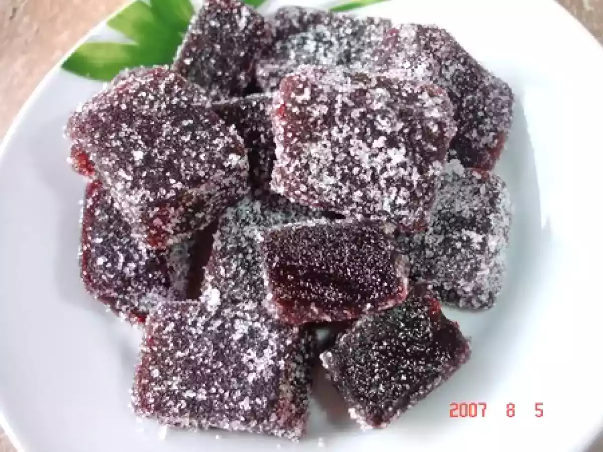 Pâtes de fruits au cassis et aux groseilles rouges - photo 2