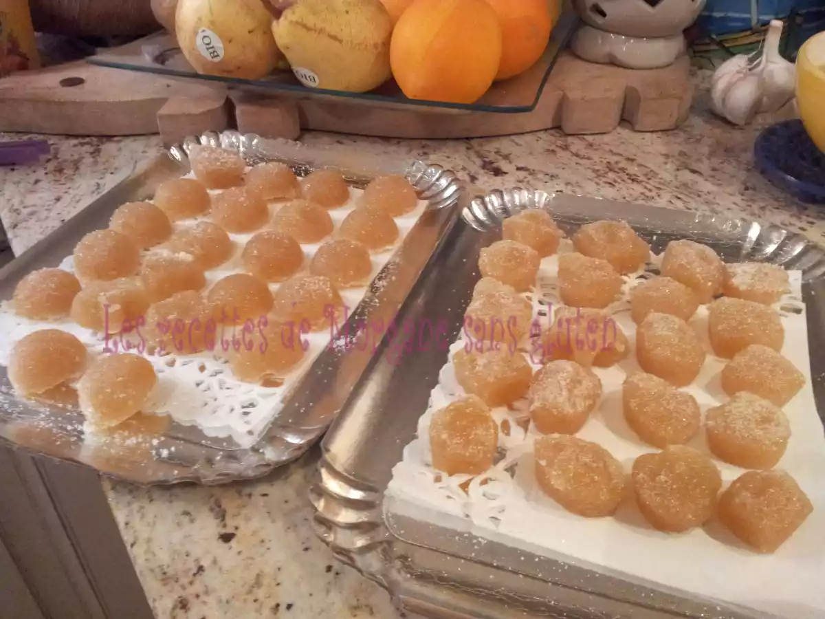 Pâtes de fruits sans gluten