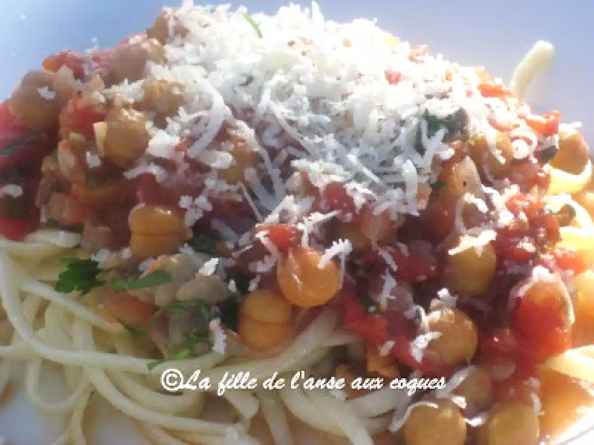 PÂTES ÉPICÉES AUX POIS CHICHES - photo 2