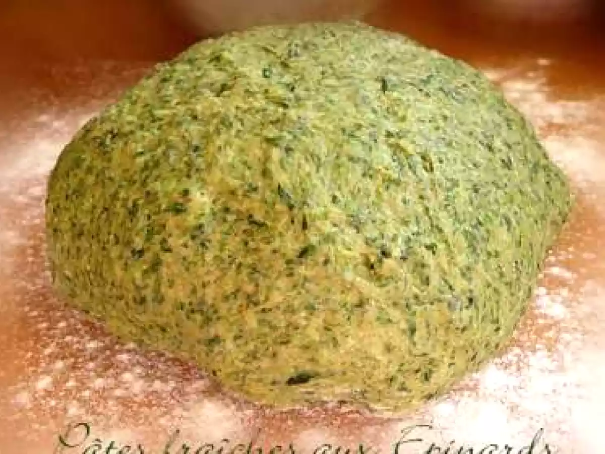 pâtes fraîches aux épinards - photo 3