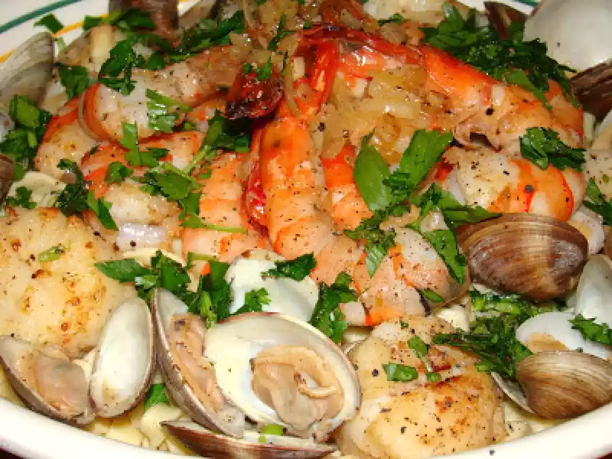 Pâtes fraîches aux fruits de mer - La St-Valentin chez les Gagnon