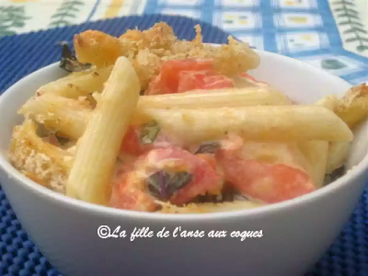 PÂTES GRATINÉES AU FROMAGE