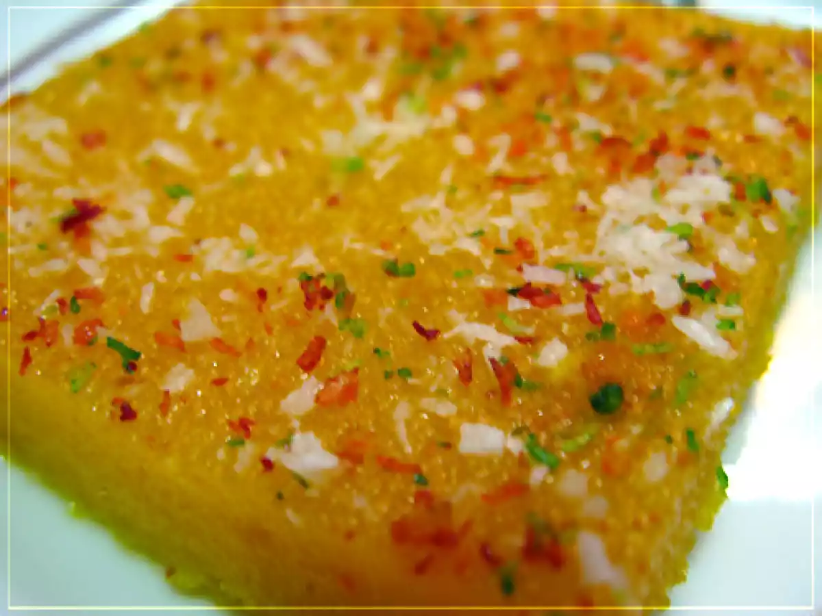 Patisserie Indienne Halwa de semoule