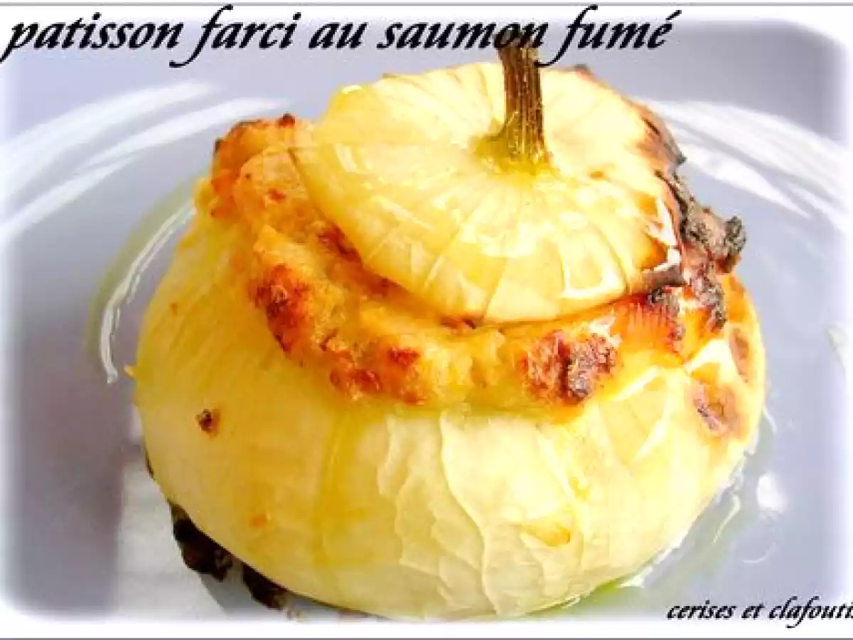 PATISSONS FARCIS AU SAUMON FUME