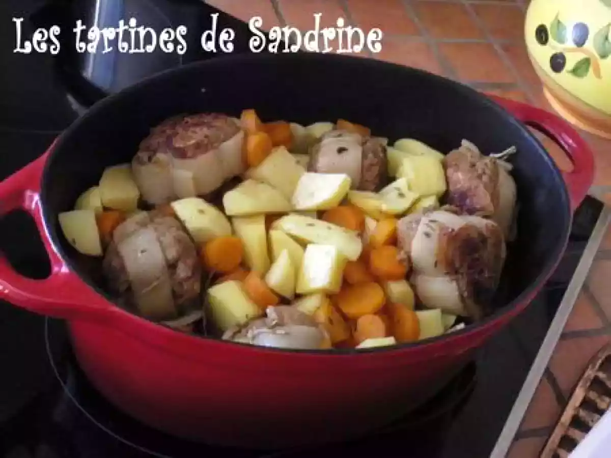 Paupiettes de veau aux carottes