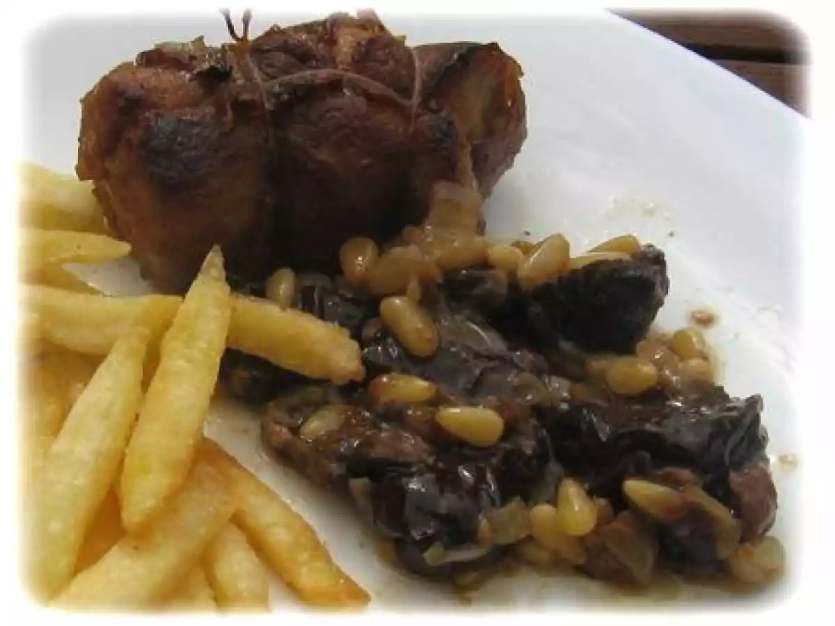 Paupiettes de veau aux pruneaux