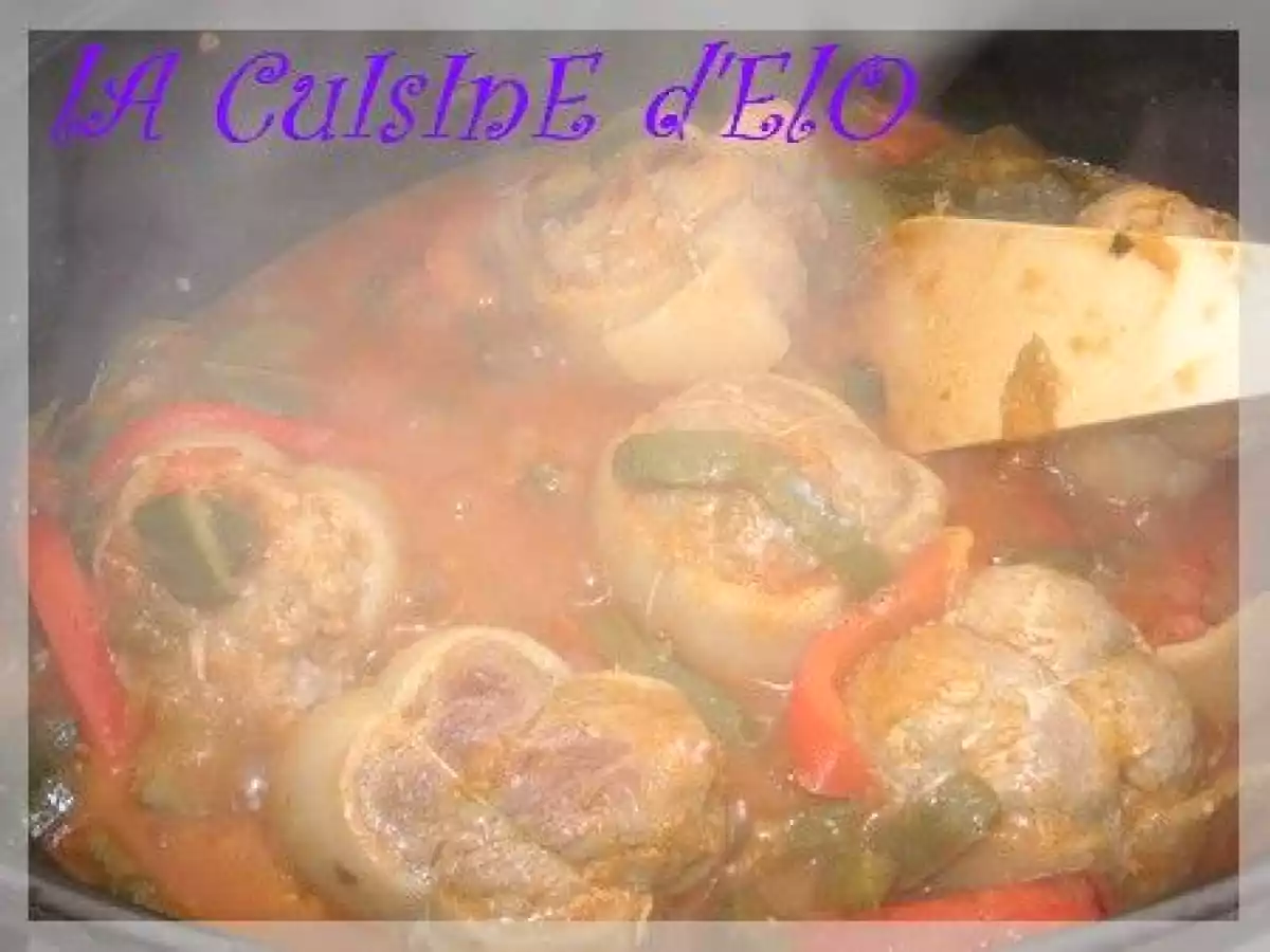 Paupiettes de veau et légumes