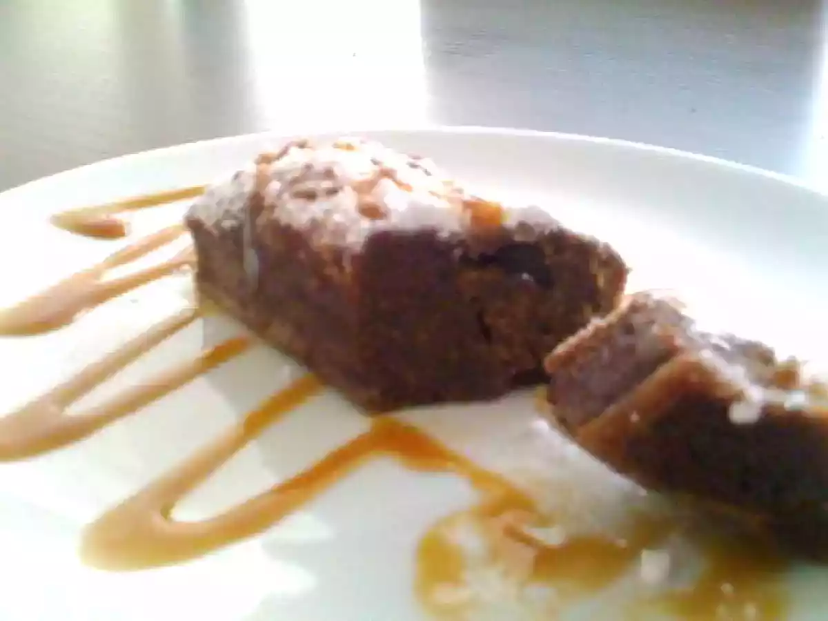 Pavé au chocolat au lait et coulis de caramel au beurre salé - photo 5